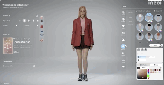 《inZOI云族裔》试玩：高中成为作家并写了本羞耻冒险故事